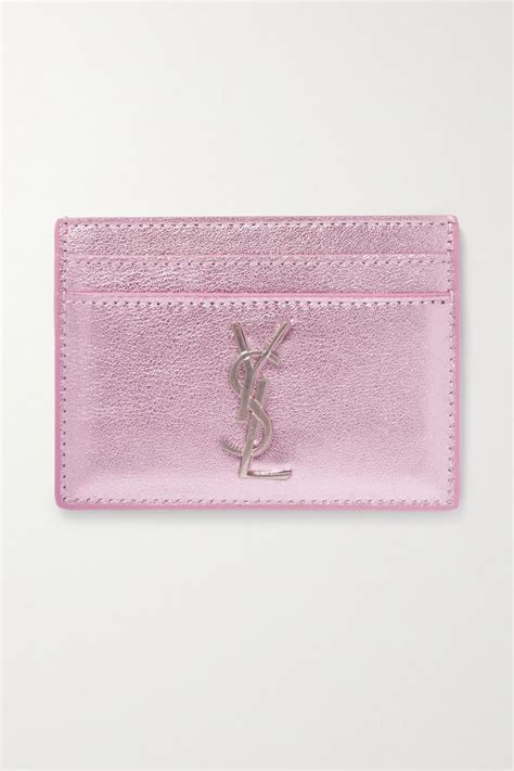 ysl pink cardholder|ysl zipped card holder.